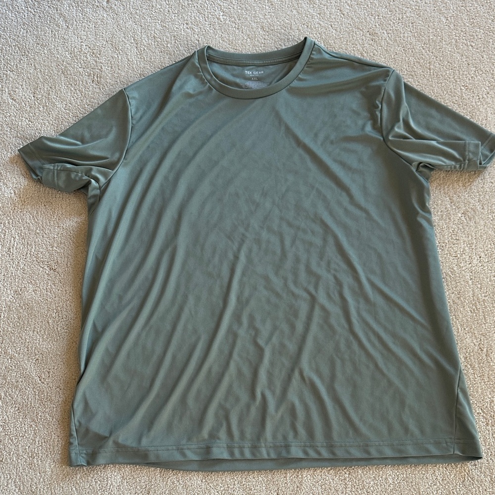 Tek Gear Olive Short Sleeve Tee - Picture 2 of 3